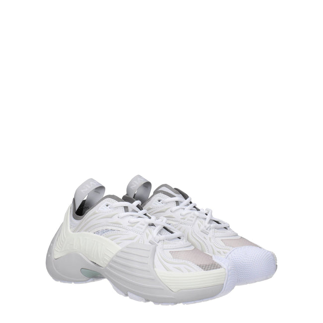 Lanvin White Leather Athletic Sneakers Lanvin