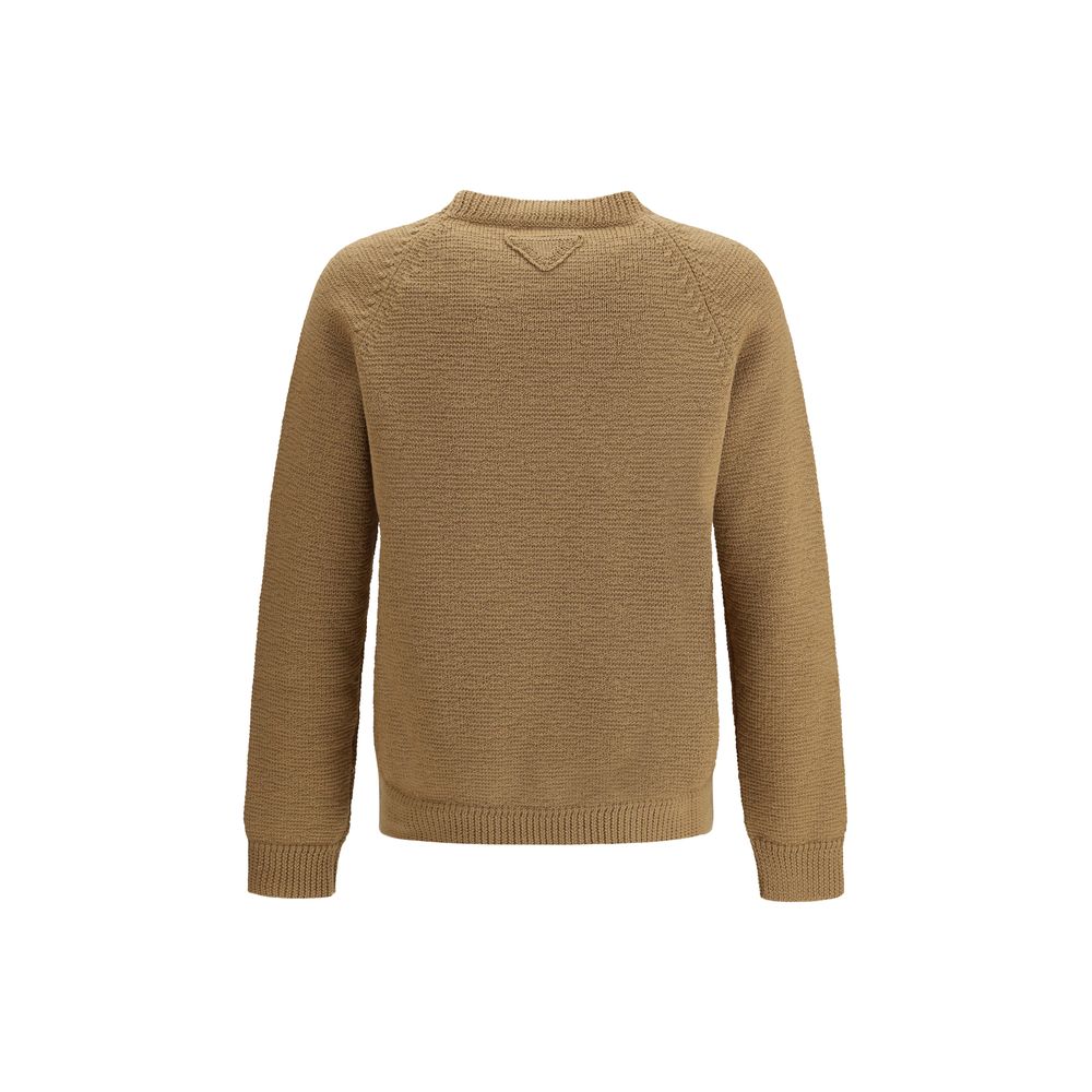 Prada Beige Wool Sweatshirt Prada