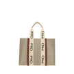 Chloé Beige Linen Shoulder Bag Chloé