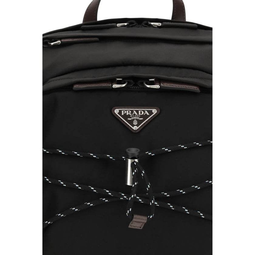 Prada Black Recycled Polyamide Backpack Prada