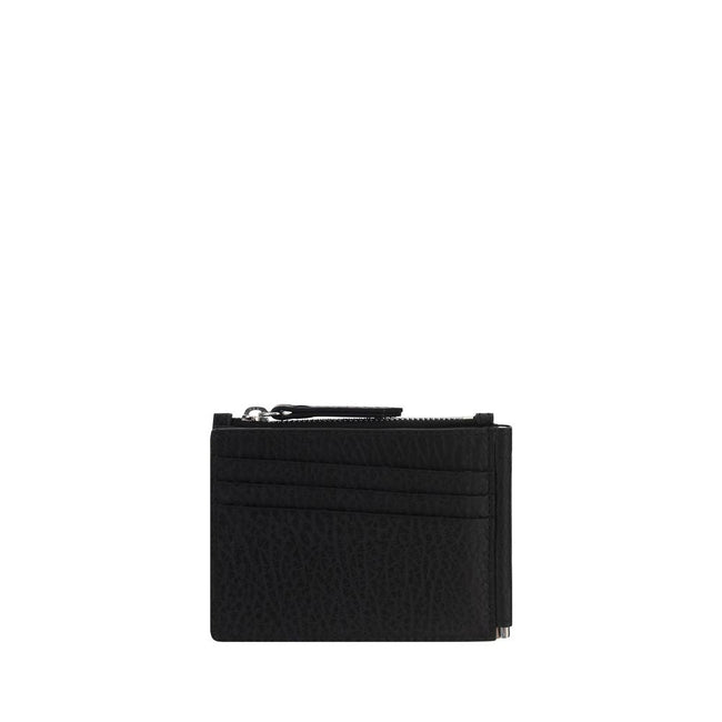 Margiela Black Calf Leather Bos Taurus Wallet Margiela