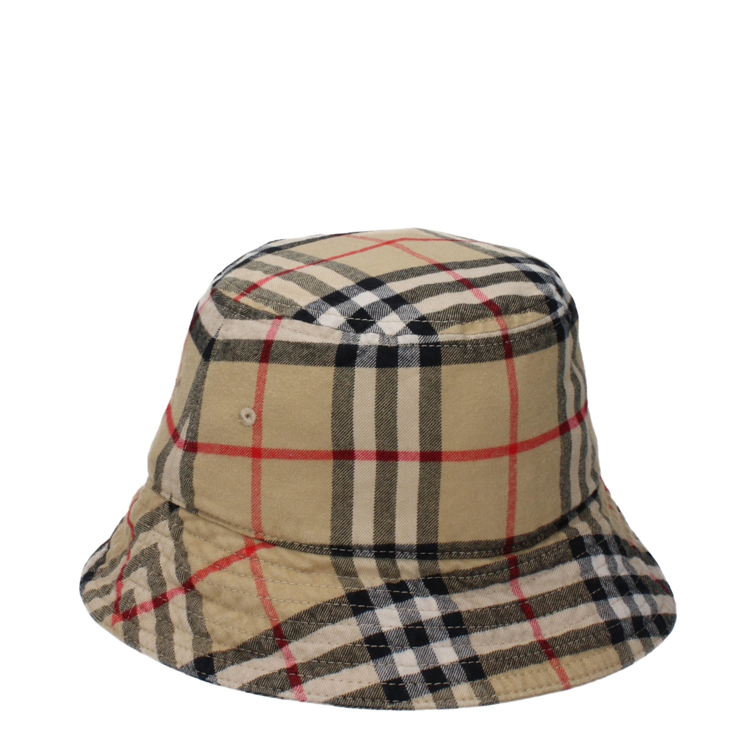 Burberry Beige Cotton Bucket Hat Burberry