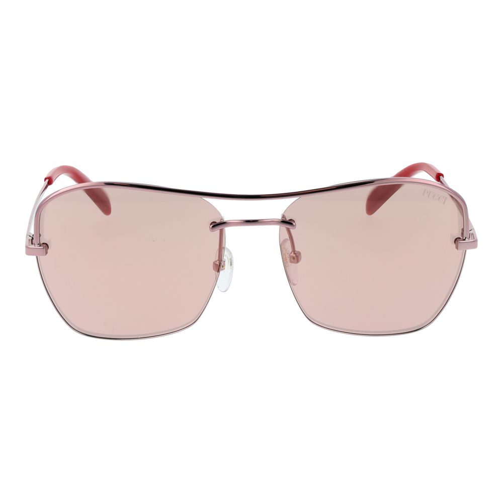 Emilio Pucci Rose Gold Metal Sunglasses Emilio Pucci