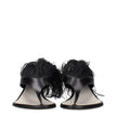 Lanvin Black Leather Flip-Flop Sandals Lanvin