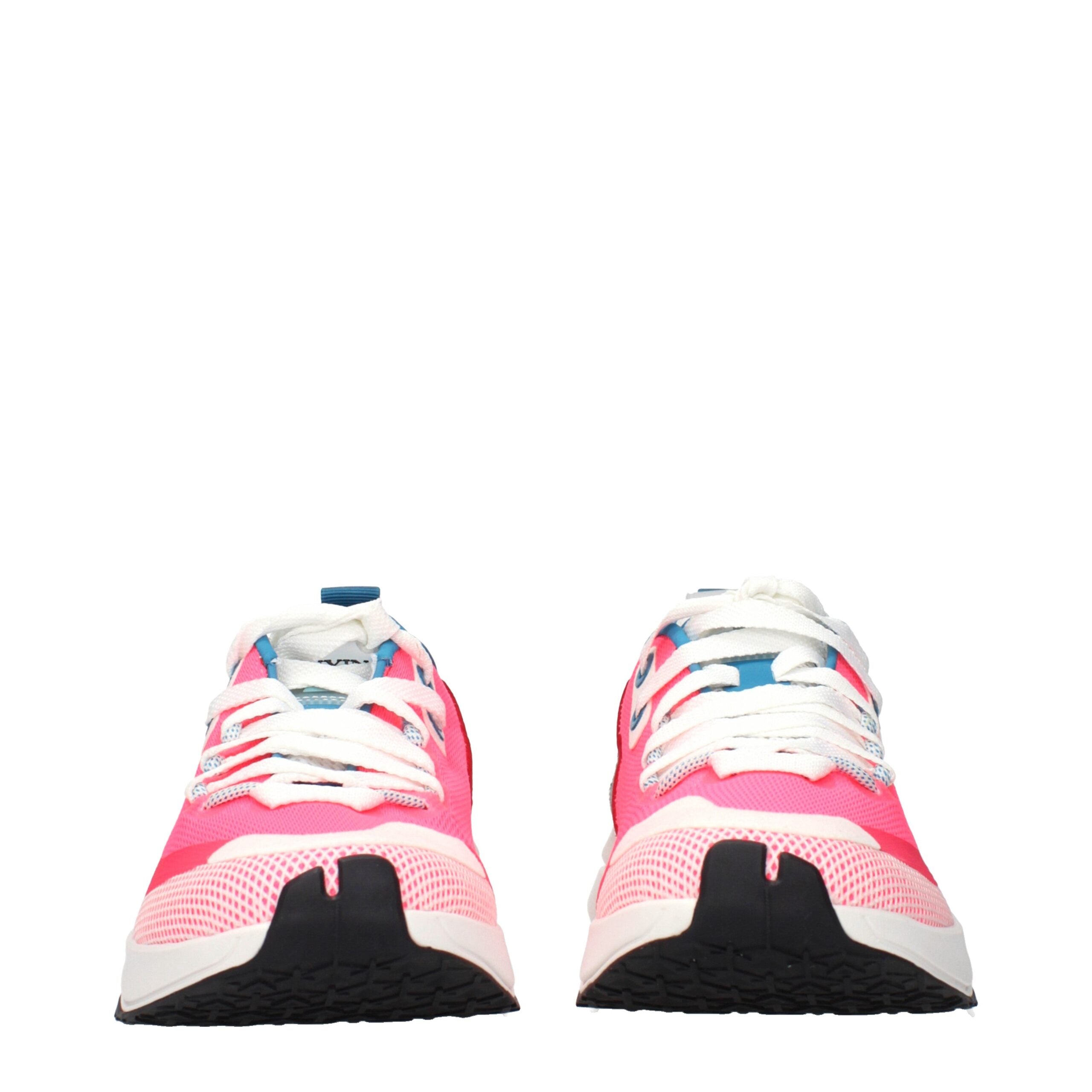 Lanvin Pink Fabric Athletic Sneakers Lanvin