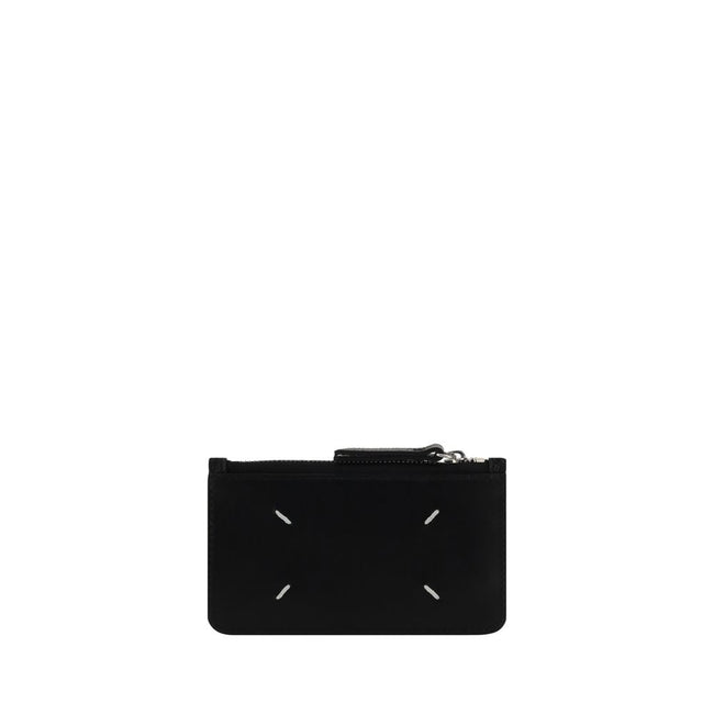 Margiela Black Calf Leather Bos Taurus Wallet Margiela