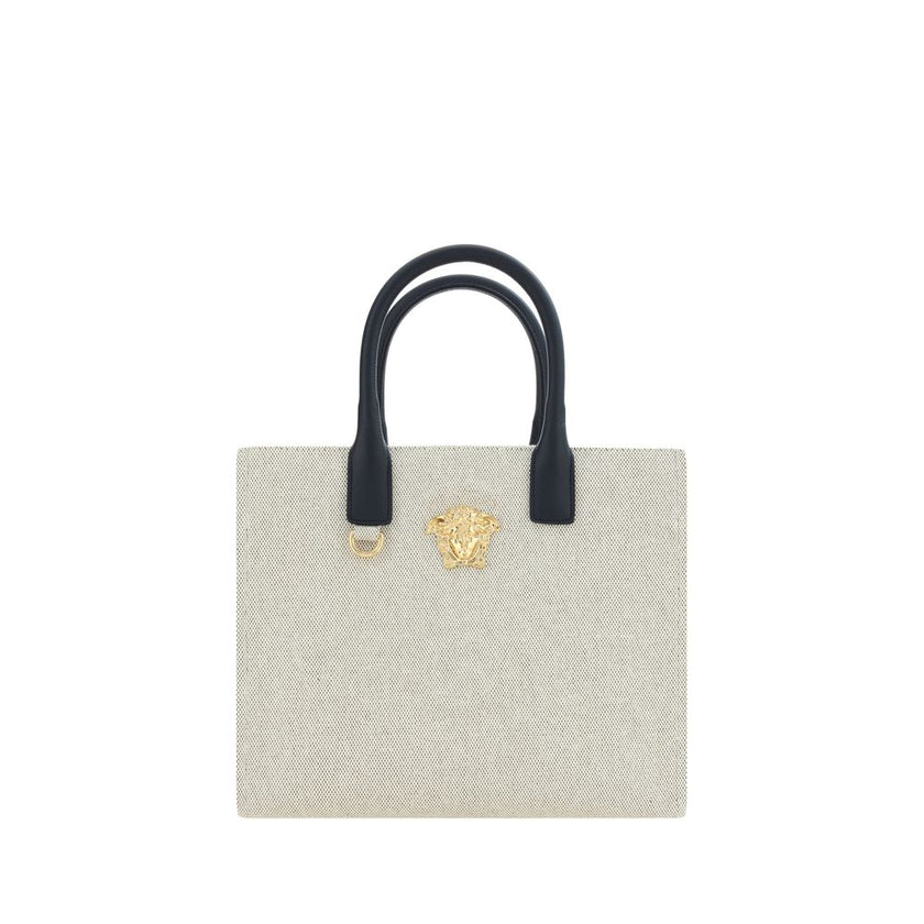 Versace Beige Cotton Shoulder Bag Versace