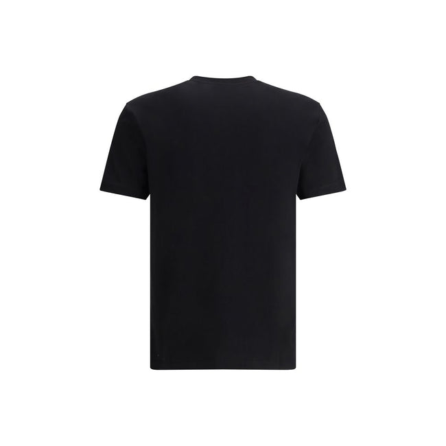 Versace Black Cotton T-Shirt Versace
