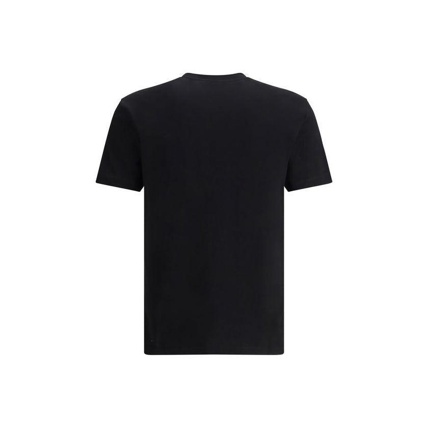 Versace Black Cotton T-Shirt Versace