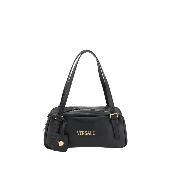 Versace Black Lamb Ovis Aries Aries Shoulder Bag Versace