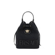 Versace Black Fabric Backet Bag Versace