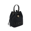 Versace Black Fabric Backet Bag Versace
