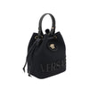 Versace Black Fabric Backet Bag Versace