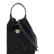 Versace Black Fabric Backet Bag Versace