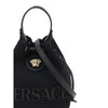 Versace Black Fabric Backet Bag Versace