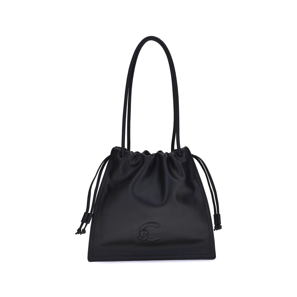 Coccinelle Black Calf Leather Bos Taurus Handbag Coccinelle