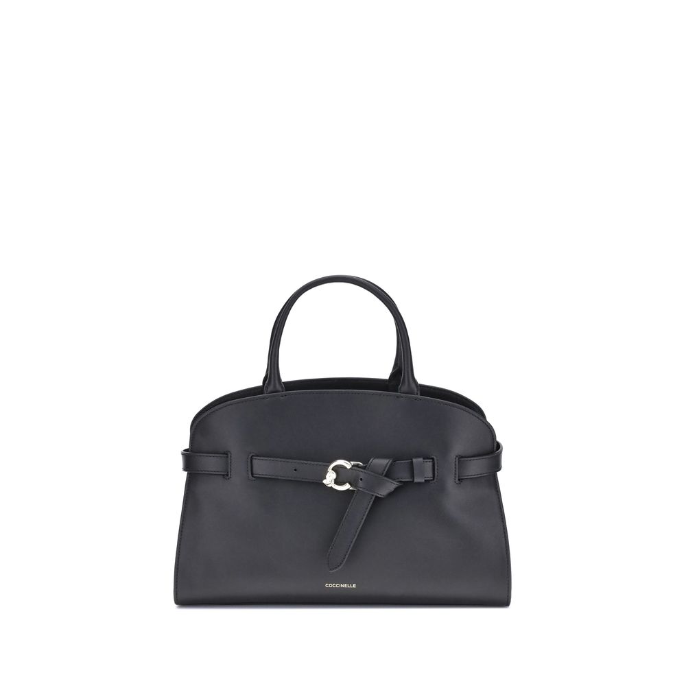 Coccinelle Black Calf Leather Bos Taurus Handbag Coccinelle