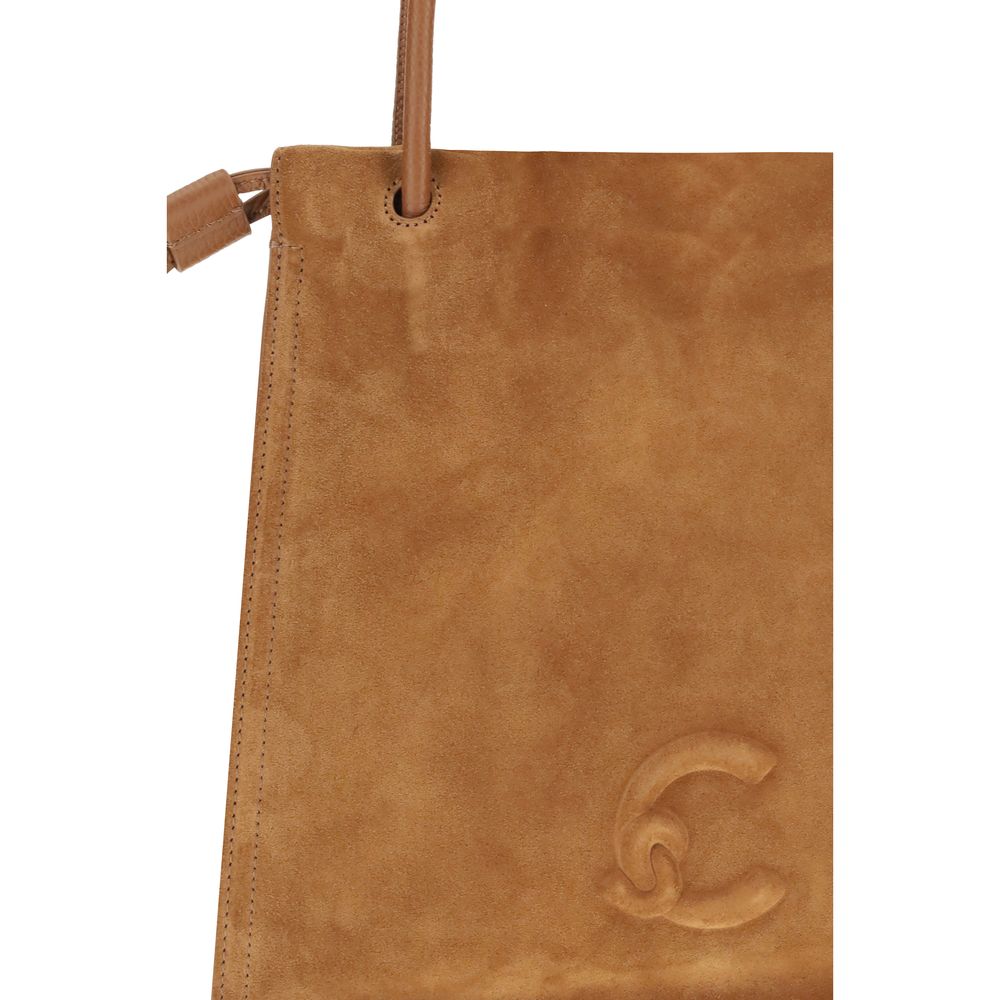 Coccinelle Beige Calf Leather Bos Taurus Handbag Coccinelle