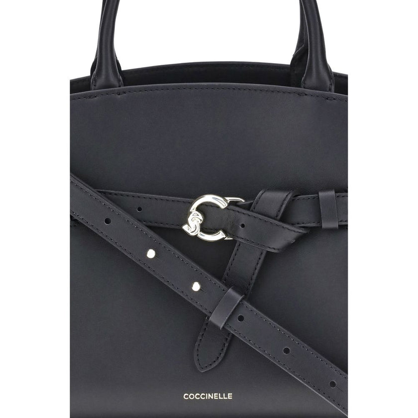 Coccinelle Black Calf Leather Bos Taurus Handbag Coccinelle