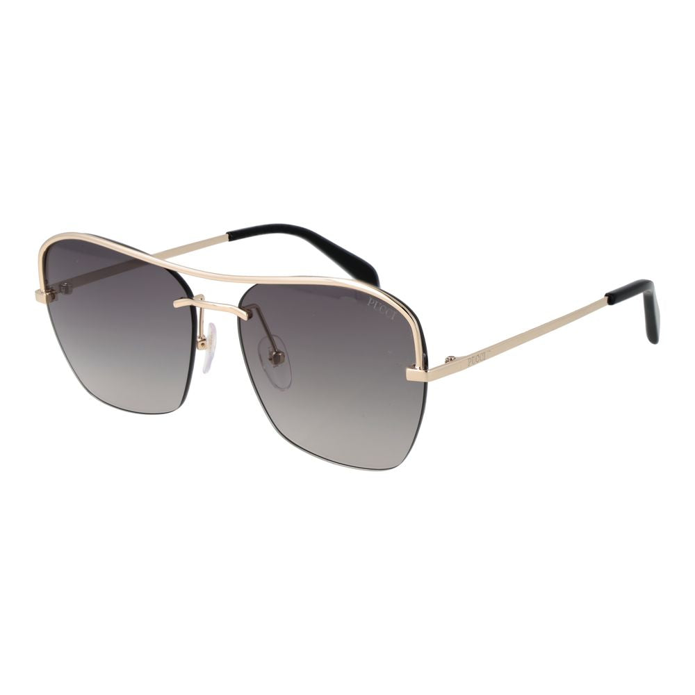Emilio Pucci Gold Metal Sunglasses Emilio Pucci