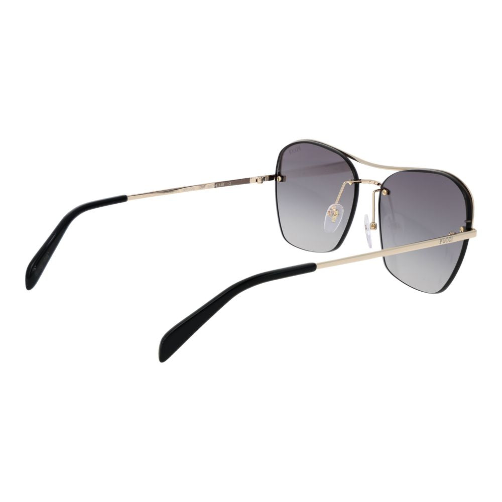 Emilio Pucci Gold Metal Sunglasses Emilio Pucci