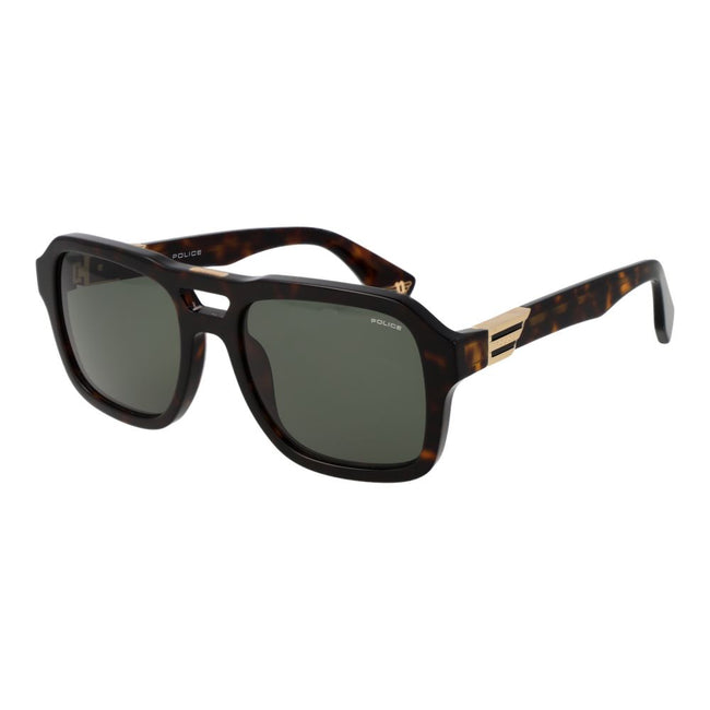 Police Brown Cellulose Acetate Sunglasses Police
