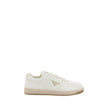 Prada White Calf Leather Bos Taurus Low Top Sneakers Prada