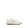Prada White Calf Leather Bos Taurus Low Top Sneakers Prada