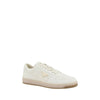 Prada White Calf Leather Bos Taurus Low Top Sneakers Prada