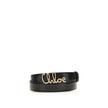 Chloé Black Calf Leather Bos Taurus Regular Belt Chloé
