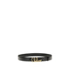 Chloé Black Calf Leather Bos Taurus Regular Belt Chloé