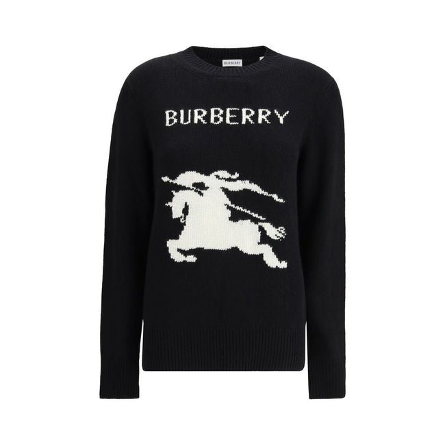 Burberry Black Wool Sweatshirt Burberry