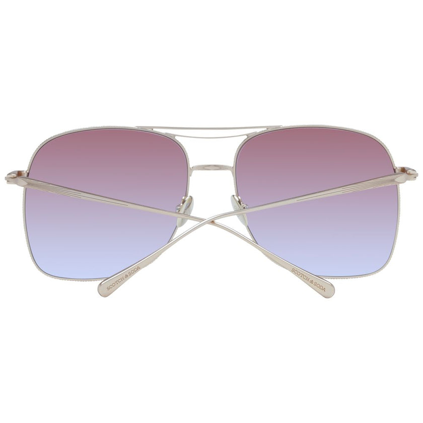 Scotch & Soda Gold Stainless Steel Sunglasses Scotch & Soda