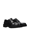 Valentino Garavani Black Leather Oxfords And Derbies Valentino Garavani