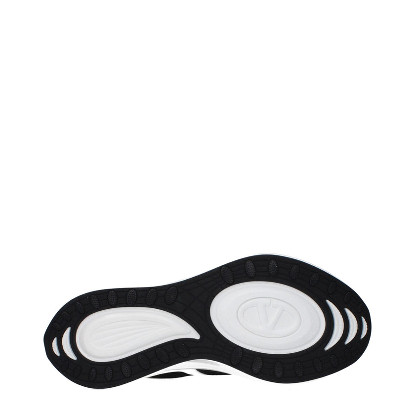 Valentino Garavani White Fabric Athletic Sneakers Valentino Garavani