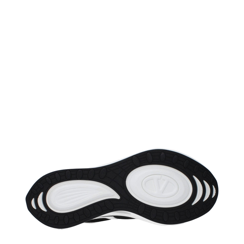 Valentino Garavani White Fabric Athletic Sneakers Valentino Garavani