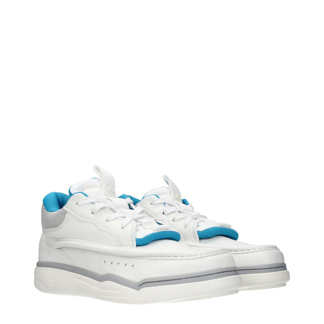 Valentino Garavani White Leather Low Top Sneakers Valentino Garavani