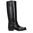 Valentino Garavani Black Leather Boots Valentino Garavani