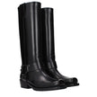 Valentino Garavani Black Leather Boots Valentino Garavani
