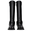 Valentino Garavani Black Leather Boots Valentino Garavani