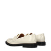 Chloé Beige Leather Slip-On Loafers Chloé