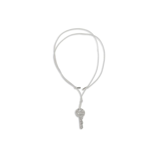 MM6 Silver Brass Necklace MM6