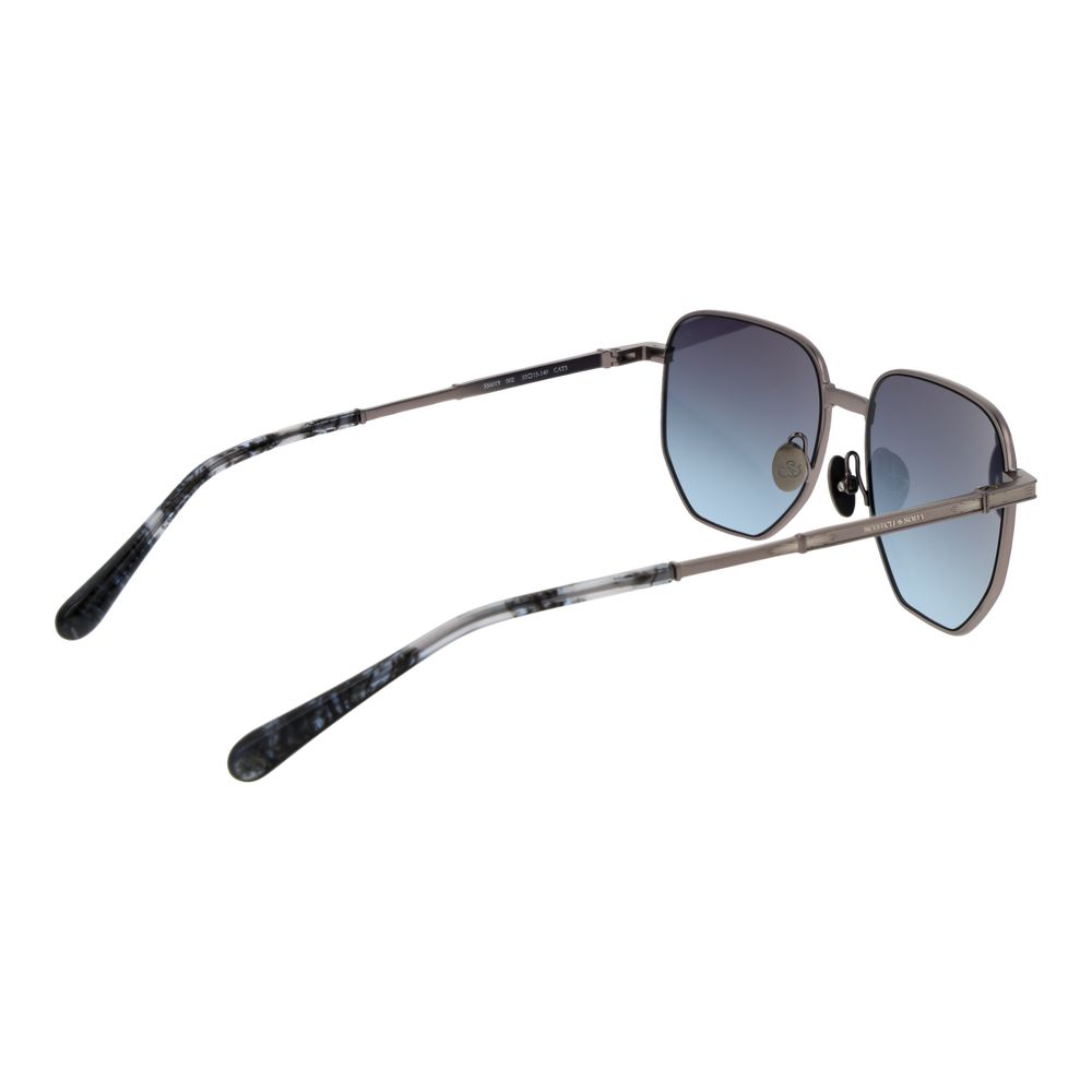 Scotch & Soda Black Metal Sunglasses Scotch & Soda