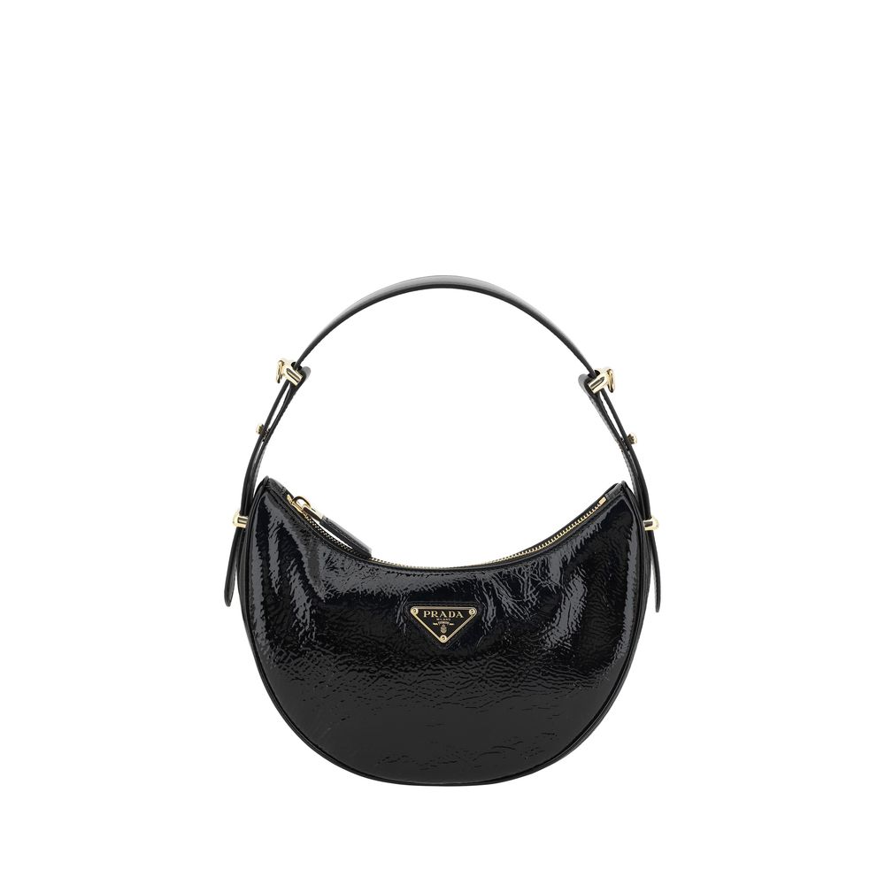 Prada Black Calf Leather Bos Taurus Shoulder Bag Prada