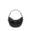 Prada Black Calf Leather Bos Taurus Shoulder Bag Prada