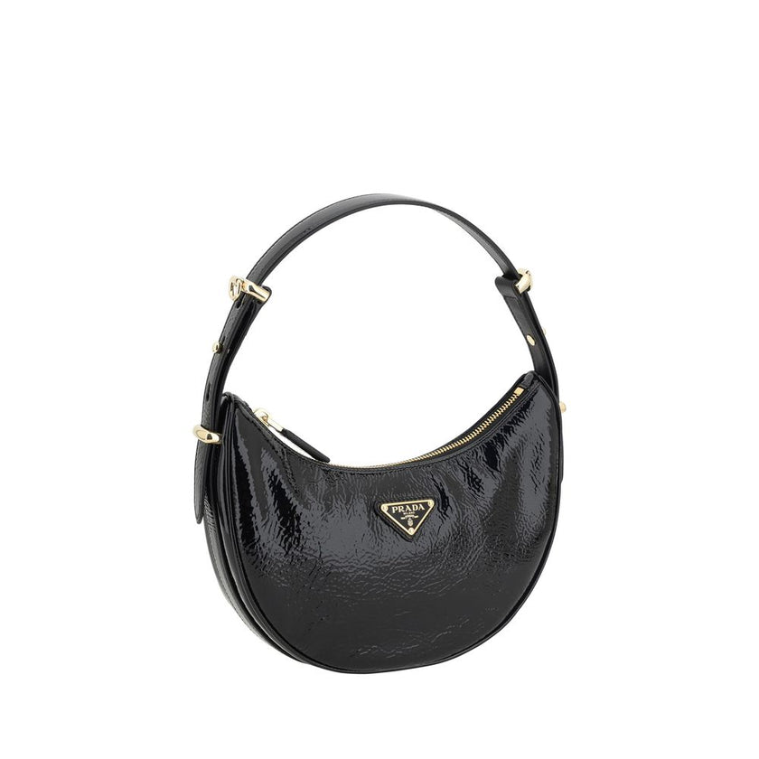 Prada Black Calf Leather Bos Taurus Shoulder Bag Prada