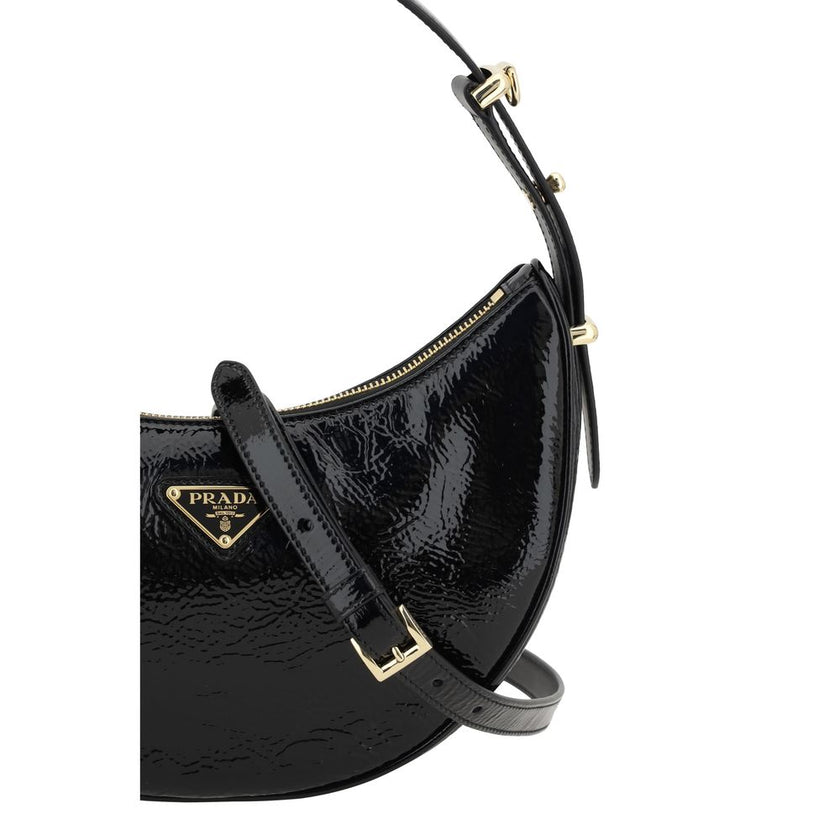 Prada Black Calf Leather Bos Taurus Shoulder Bag Prada