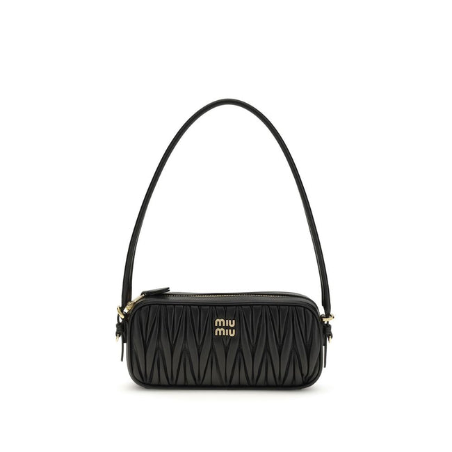 Miu Miu Black Calf Leather Bos Taurus Wallet Miu Miu