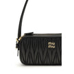 Miu Miu Black Calf Leather Bos Taurus Wallet Miu Miu