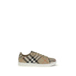 Burberry Beige Cotton Low Top Sneakers Burberry